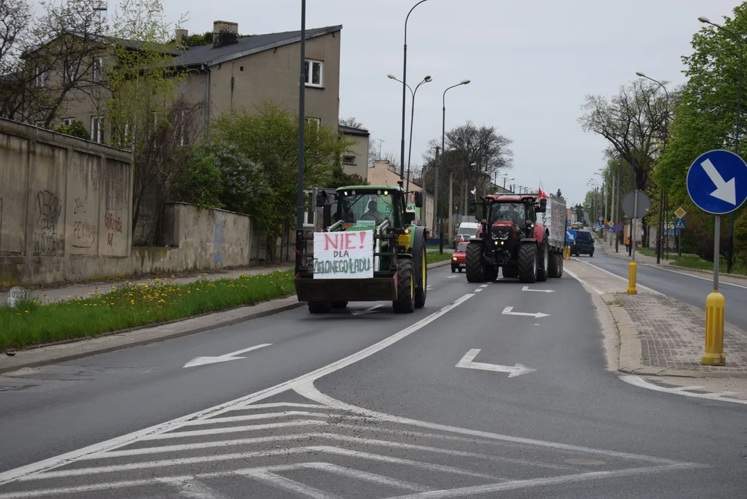 Rolnicy protestują w Zgierzu