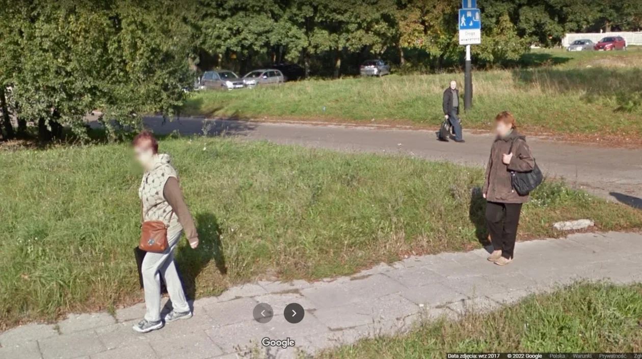 Zgierzanie obiektywie Google Street View