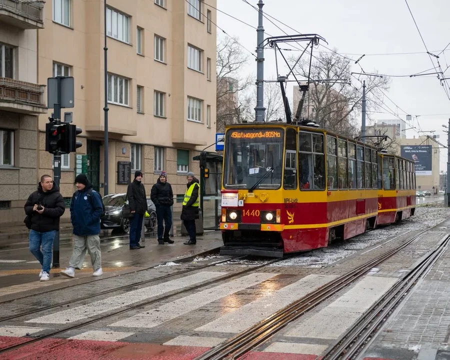 45-lecie tramwajów Konstal 805Na w Łodzi