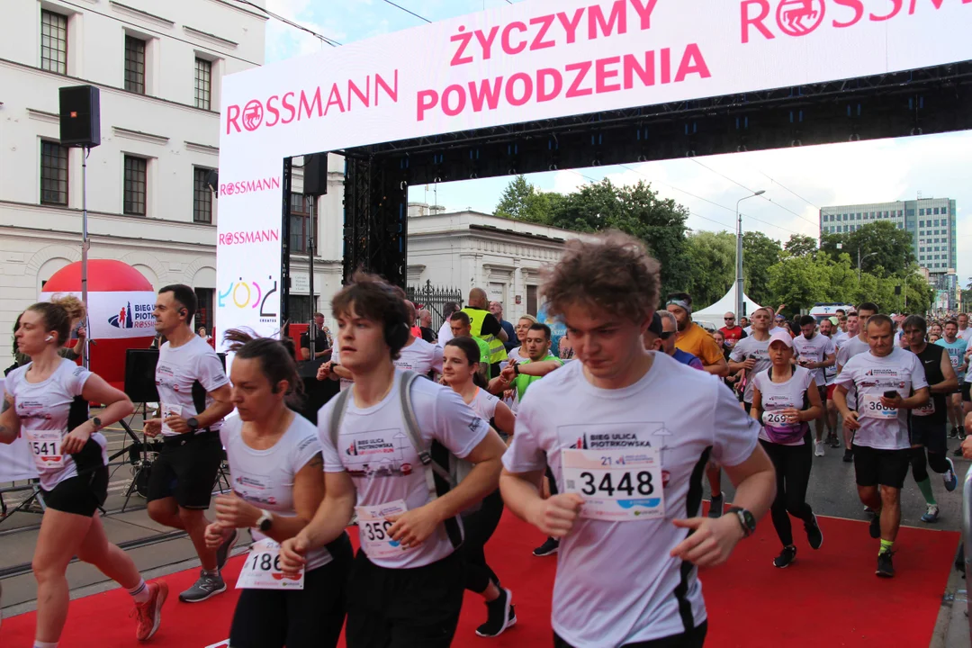 21. Bieg Ulicą Piotrkowską Rossmann Run w Łodzi