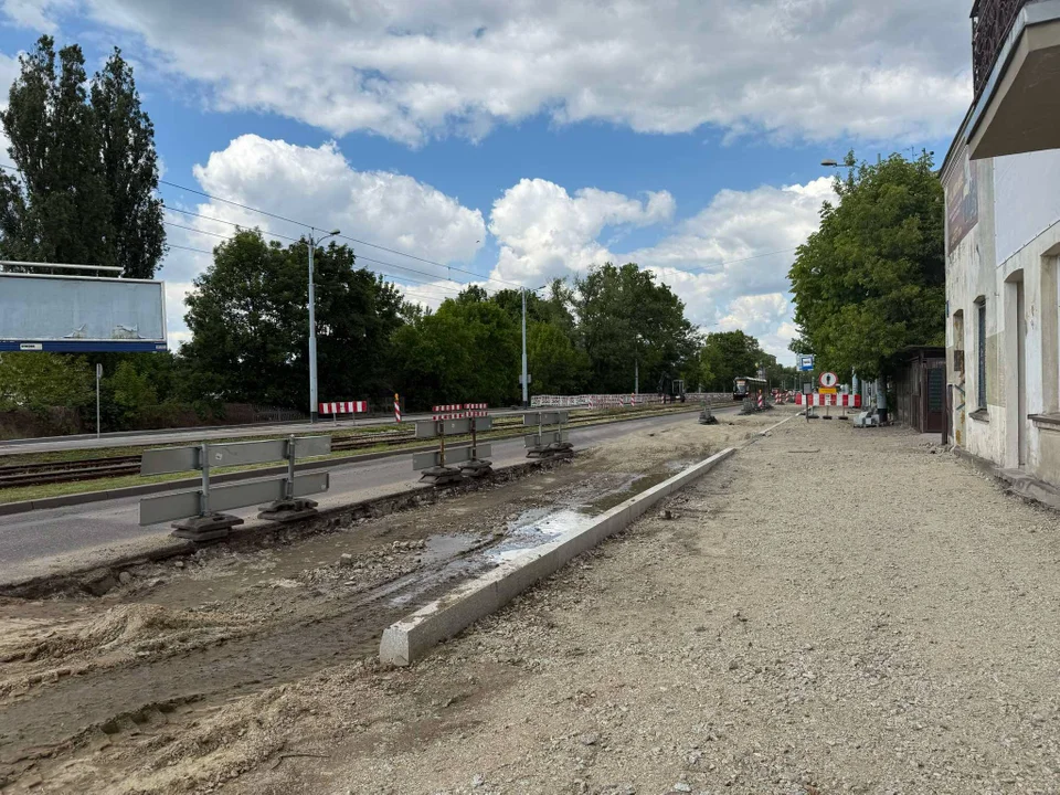 Remont ul. Pabianickiej w Łodzi