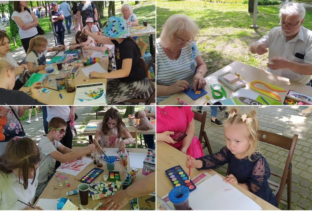 Artystyczna wiosna.  Uniwersytet Trzeciego Wieku na pikniku - Zdjęcie główne