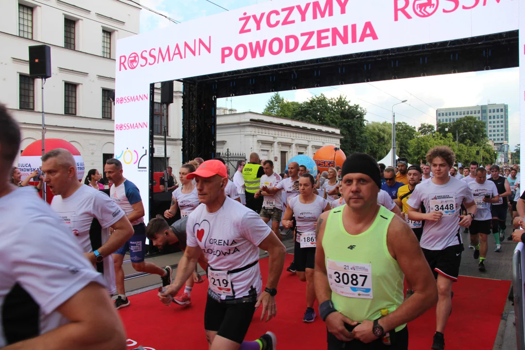 21. Bieg Ulicą Piotrkowską Rossmann Run w Łodzi