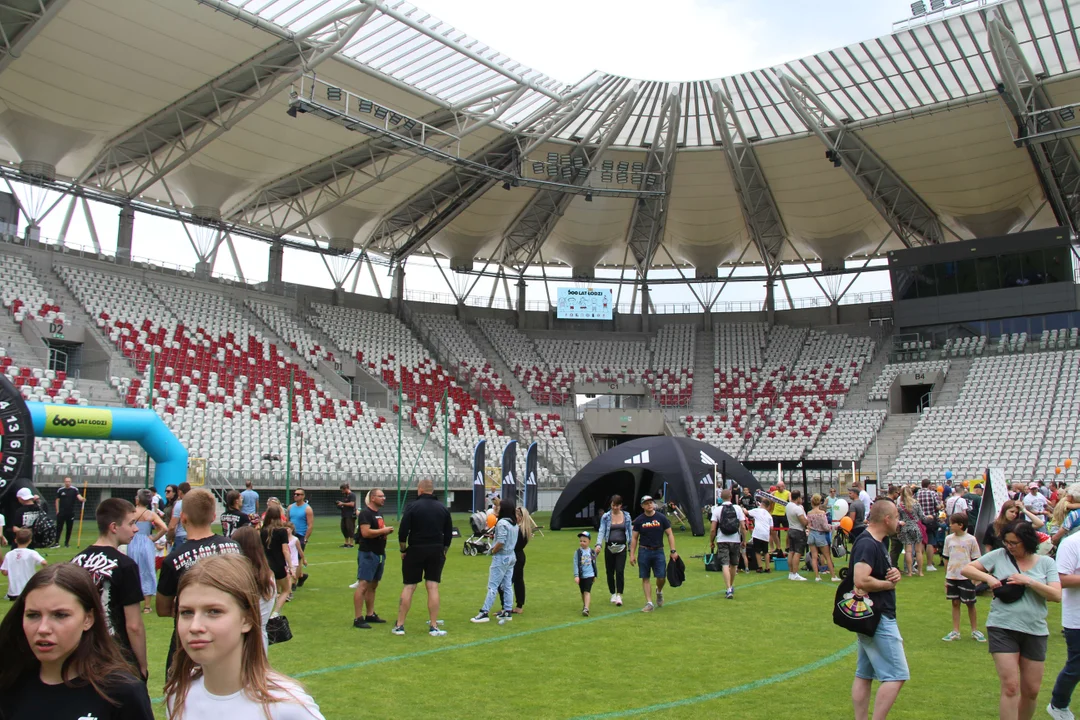 Urodzinowy piknik z okazji 600. urodzin Łodzi na stadionie ŁKS-u - 18.06.2023 r.