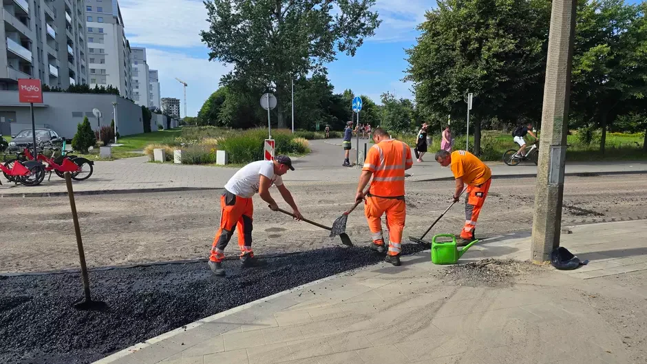 Remont ulic Meissnera i Przebiśniegowej w Gdańsku