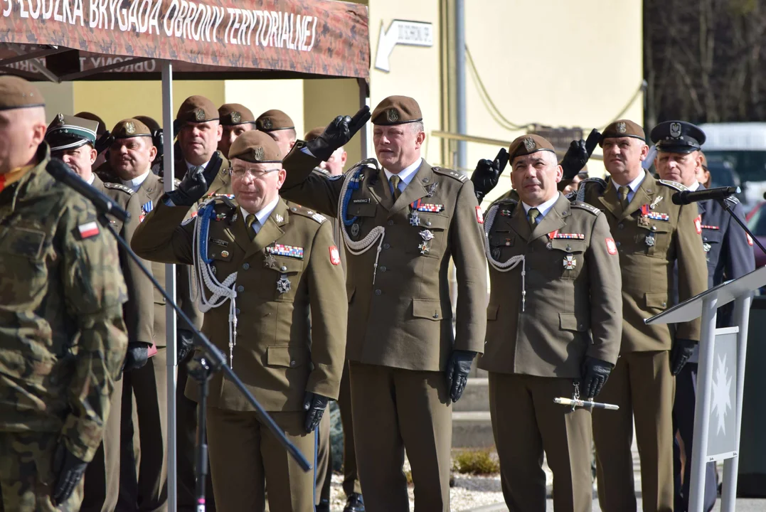 Łódzcy terytorialsi z nowym dowódcą