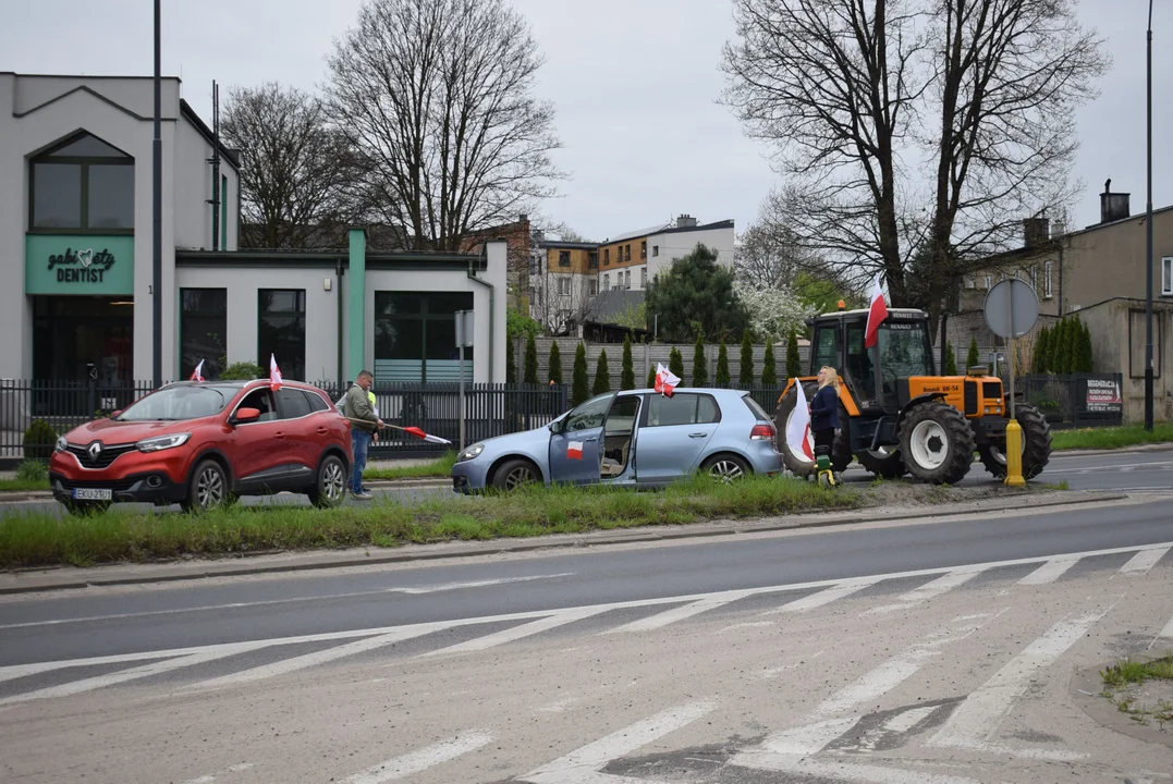 Rolnicy protestują w Zgierzu