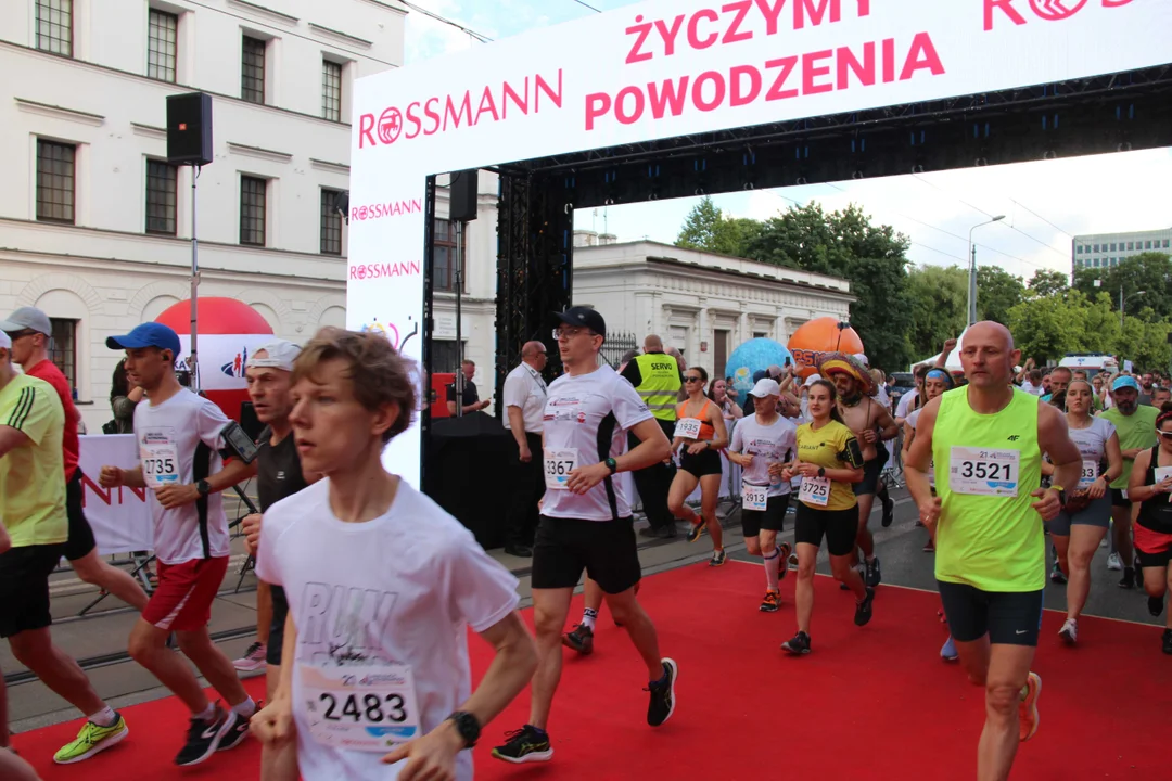 21. Bieg Ulicą Piotrkowską Rossmann Run w Łodzi