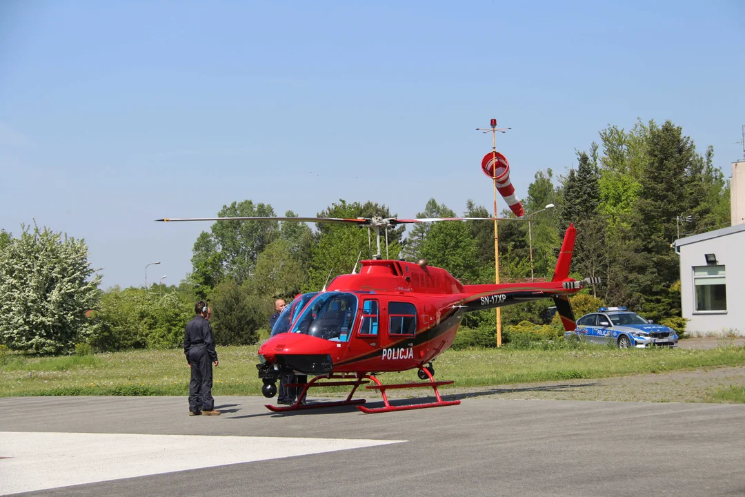 Policyjna akcja "Majówka 2024" - nad Łodzią pojawił się helikopter