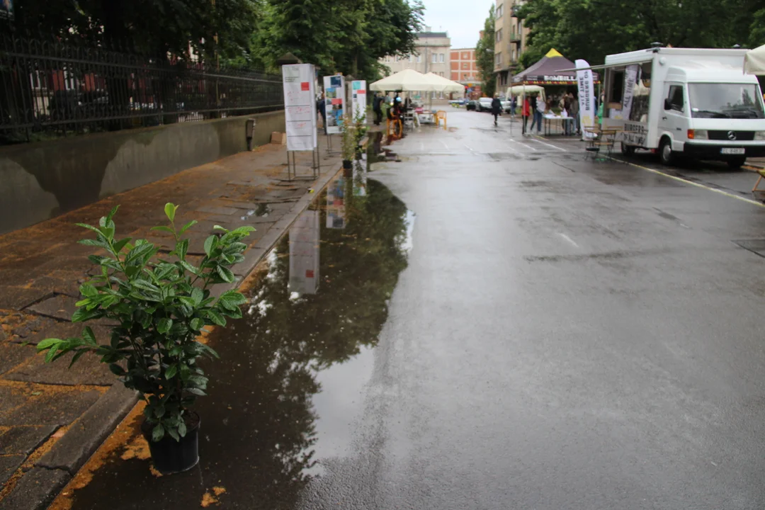 Piknik z okazji finału projektu "Od-Nowa: Czerwona" w centrum Łodzi