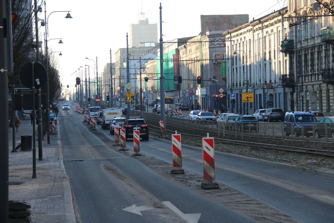 Utrudnienia dla podróżnych na Zachodniej w Łodzi