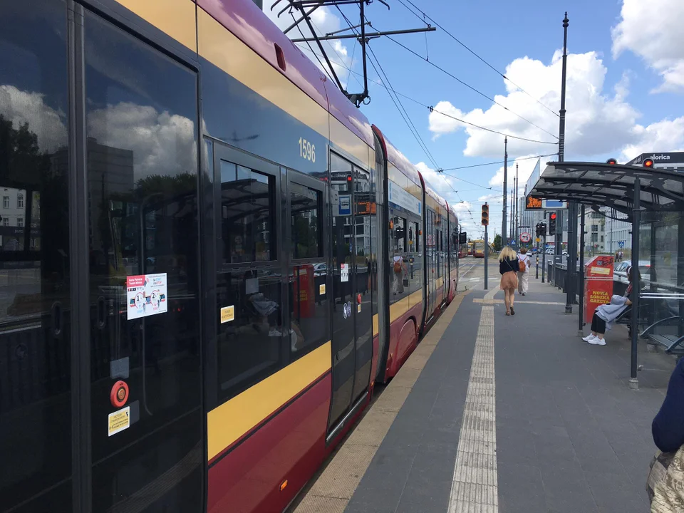 Zatrzymanie tramwajów na Kilińskiego