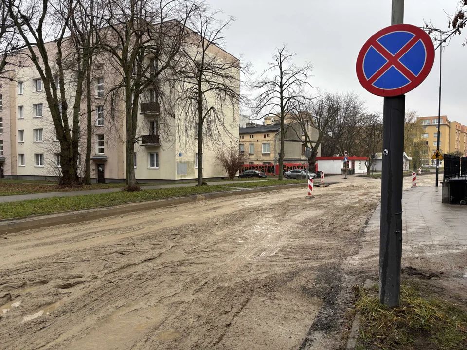 Remont ulicy Boya-Żeleńskiego w Łodzi