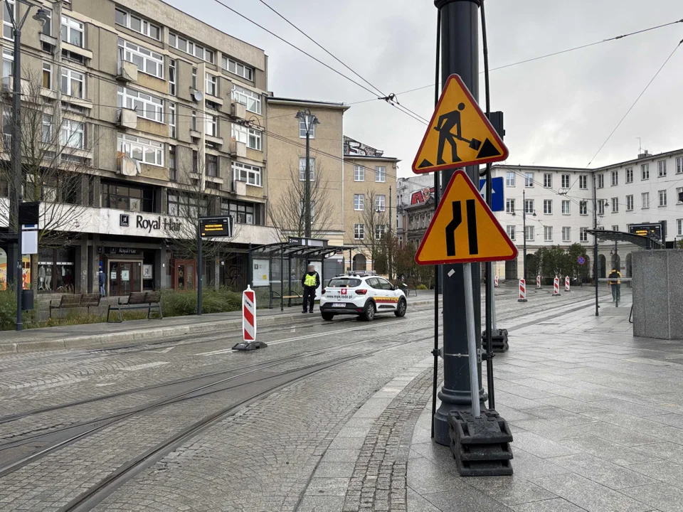 II etap prac gwarancyjnych na placu Wolności