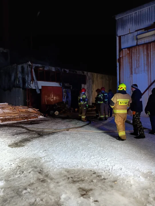 pożar skotniki powiat piotrkowski