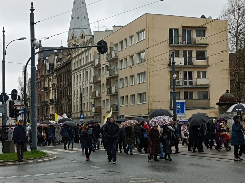 Marsz papieski w Łodzi. Setki łodzian ruszyło ulicami miasta [zdjęcia]