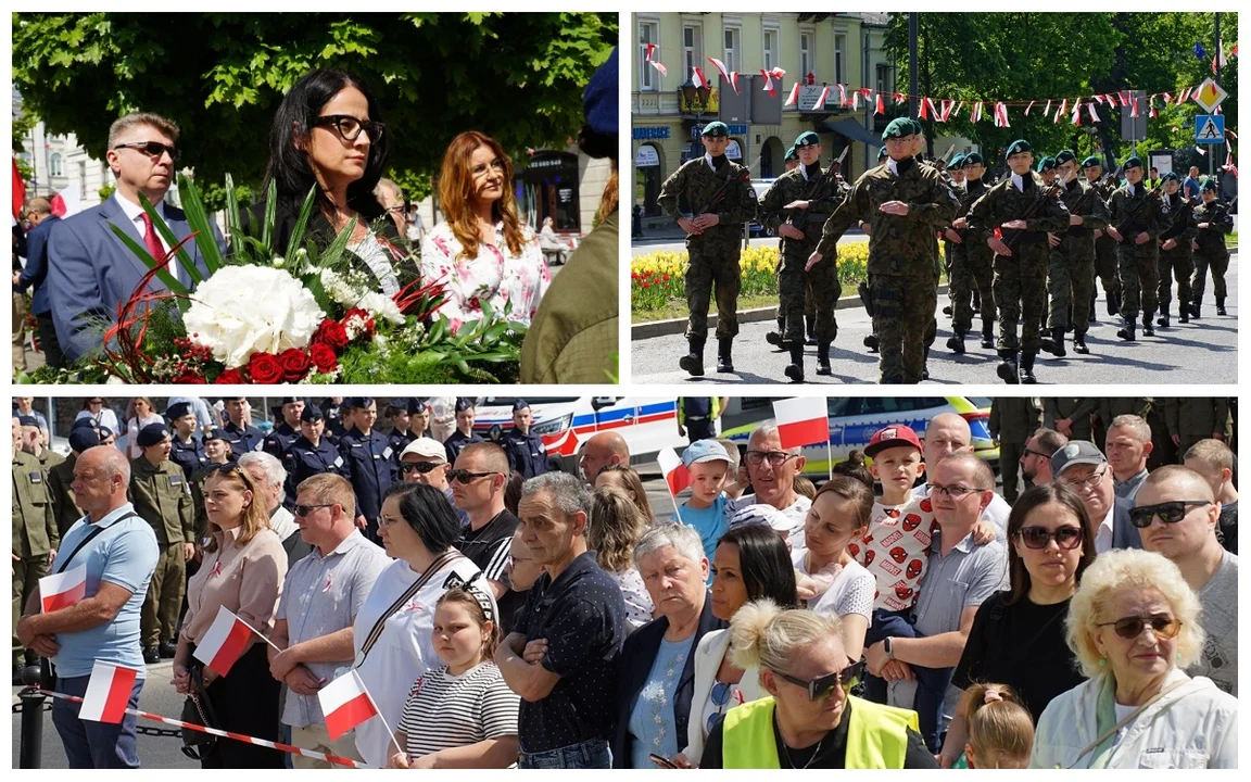 234. rocznica uchwalenia Konstytucji 3 Maja w Piotrkowie. Tłumy mieszkańców świętowały na ulicach miasta ZDJĘCIA - Zdjęcie główne