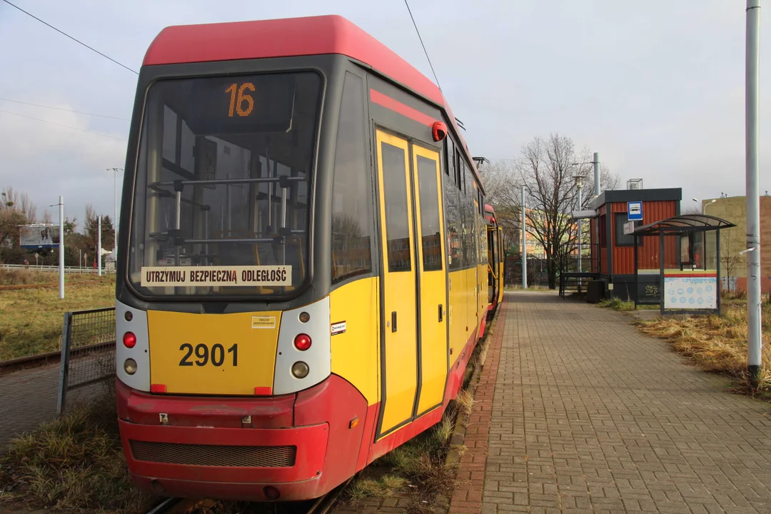 Krańcówka tramwajowa Łódź Żabieniec