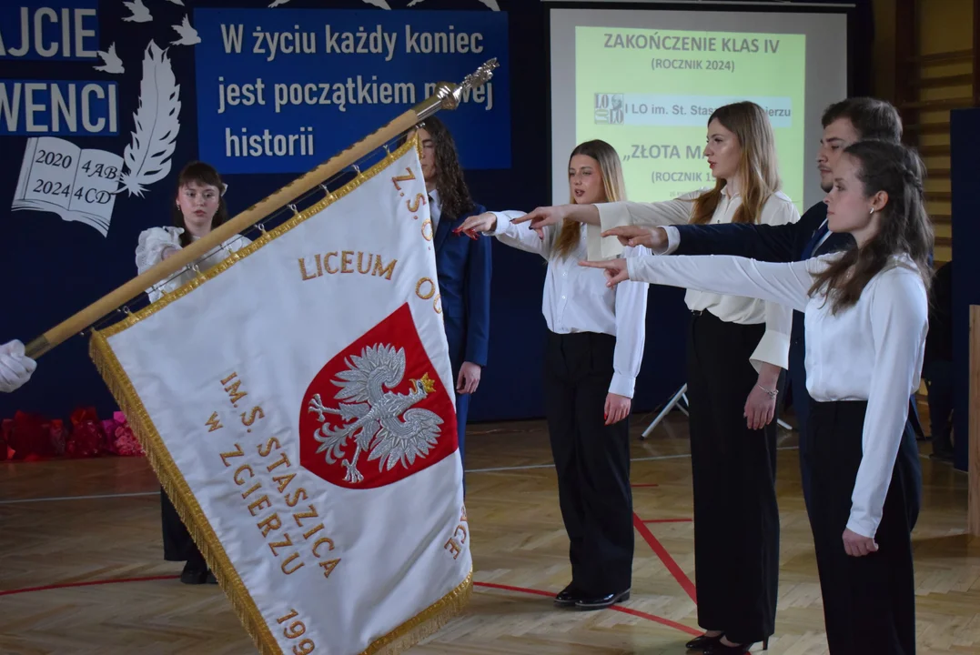 Zakończenie roku maturzystów I LO im. Staszica w Zgierzu