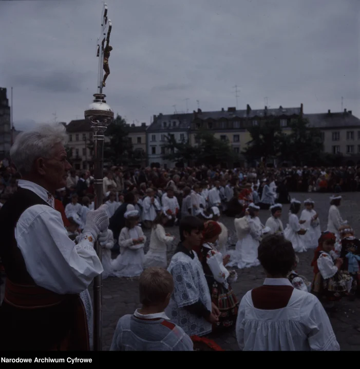 Uroczystość Bożego Ciała w Łowiczu, 1991 rok