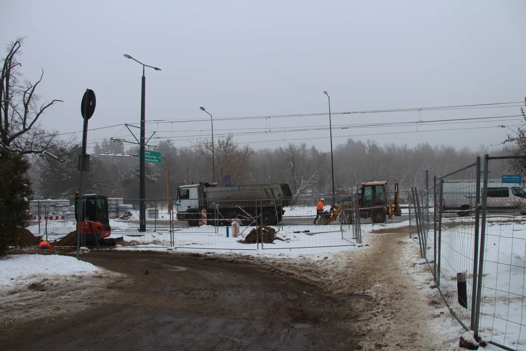 Przebudowa Wojska Polskiego w Łodzi - stan prac na 8.12.2023 r.