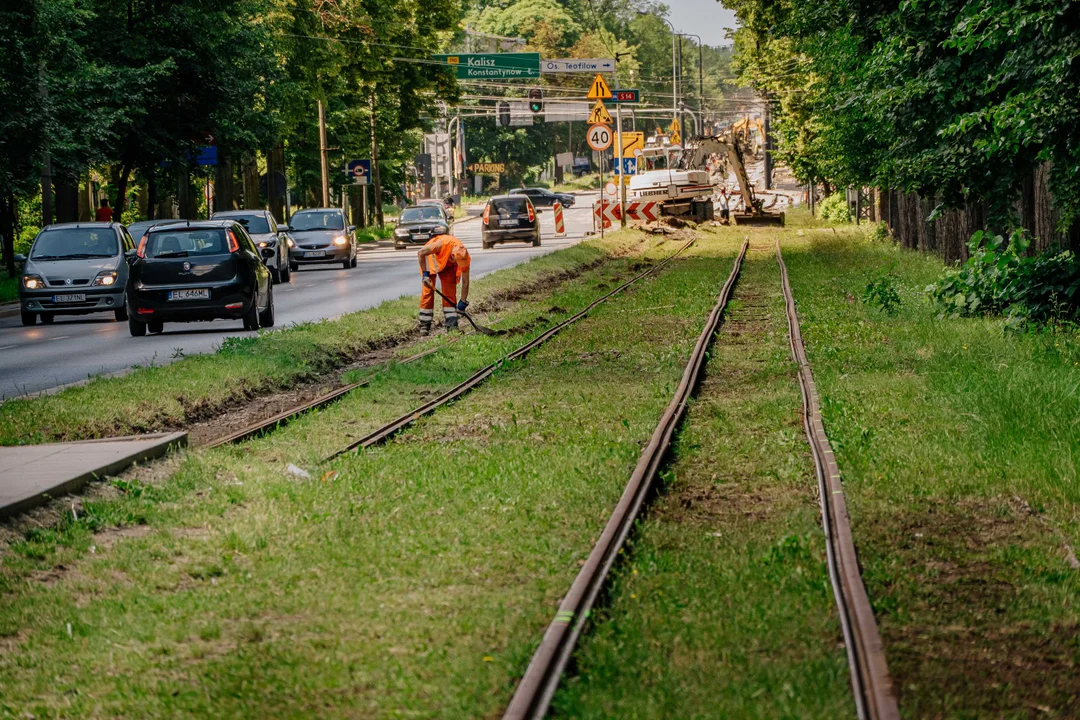 14 dni do powrotu tramwajów na trasę Łódź - Konstantynów