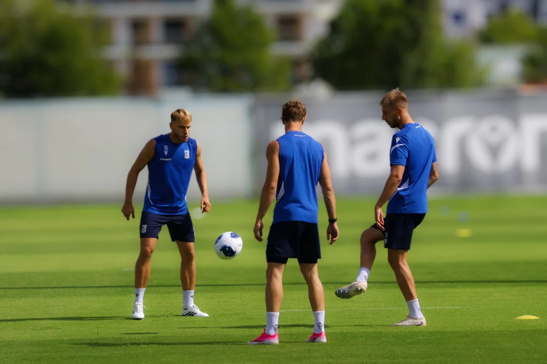 Trening Lecha przed meczem z Klaksvik