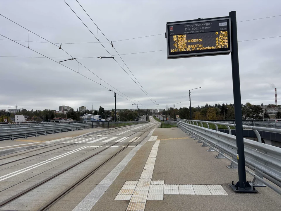 Na wiadukty przy Przybyszewskiego powróciły tramwaje i autobusy MPK Łódź