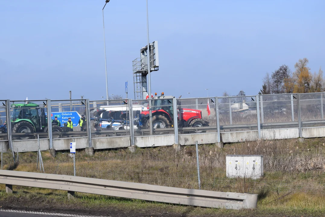 Protest rolników w Łódzkiem