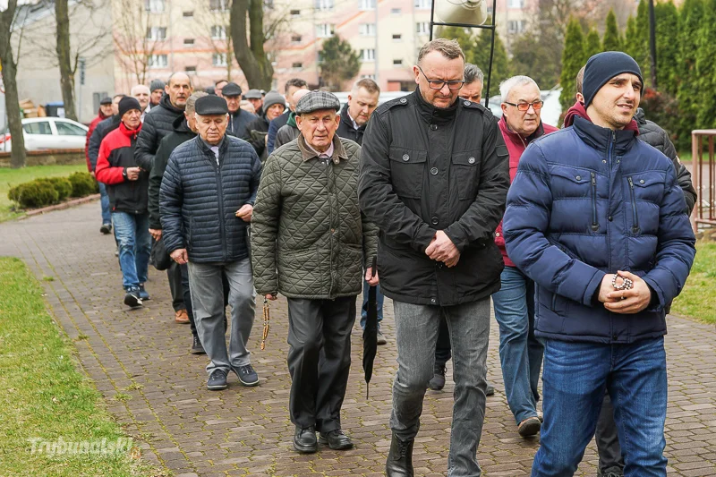 Męski Różaniec ulicami Piotrkowa