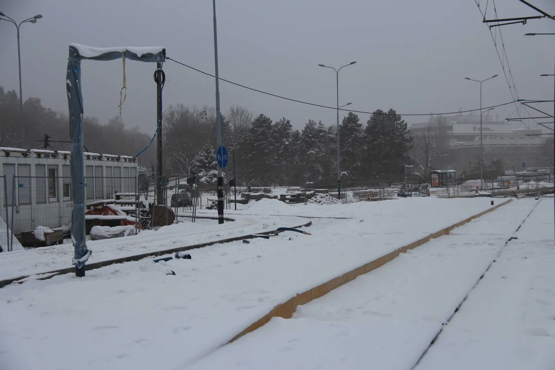 Przebudowa Wojska Polskiego w Łodzi - stan prac na 8.12.2023 r.