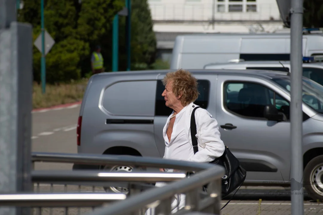 Rod Stewart przyleciał do Łodzi dać koncert