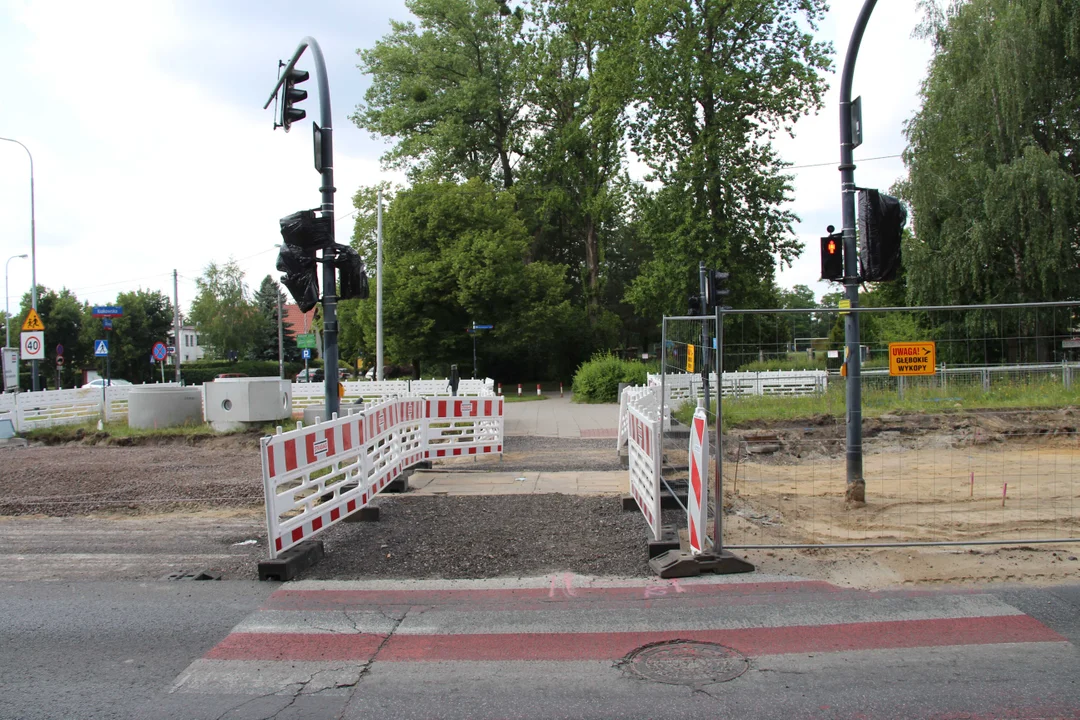 Trwa remont na kolejnym odcinku ulicy Krakowskiej w Łodzi