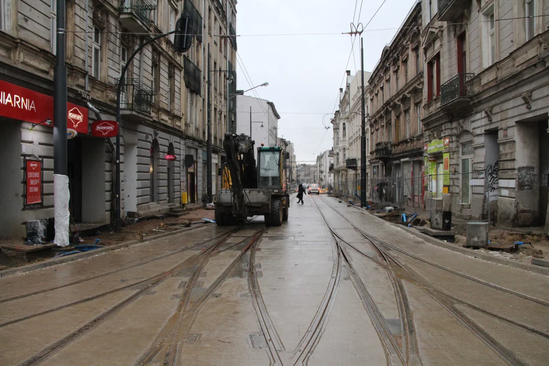 Powrót tramwajów MPK Łódź na skrzyżowanie Zachodnia/Legionów w Łodzi