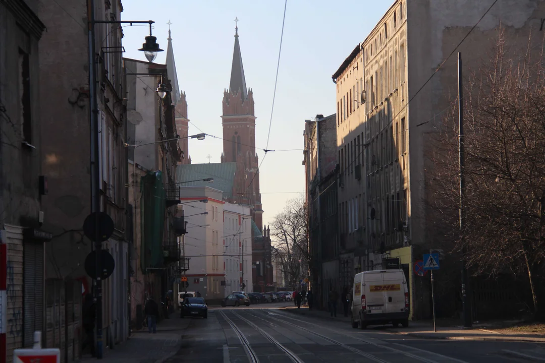 Przystanki tramwajowe przy Wojska Polskiego i Franciszkańskiej