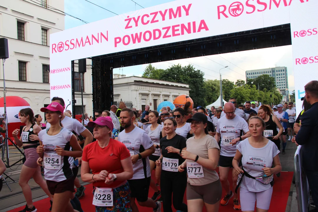 21. Bieg Ulicą Piotrkowską Rossmann Run w Łodzi