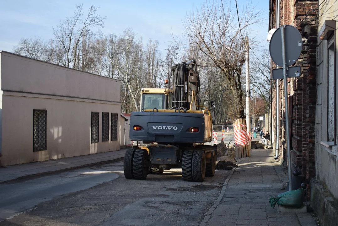 Zamknięta ścieżka w Parku Miejskim w Zgierzu