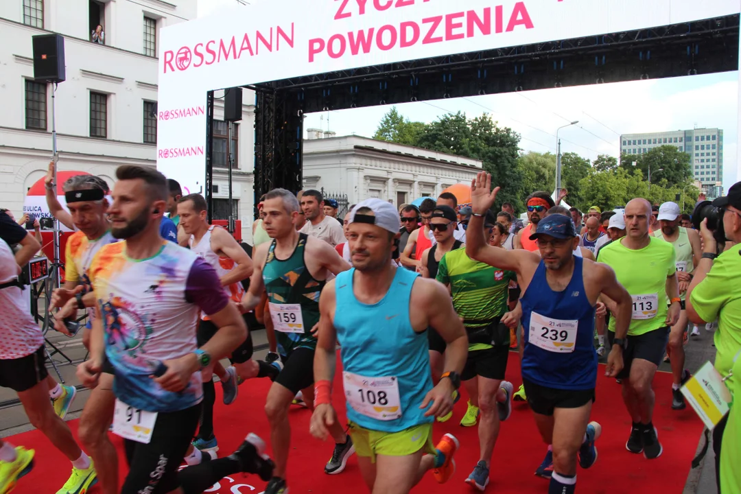 21. Bieg Ulicą Piotrkowską Rossmann Run w Łodzi