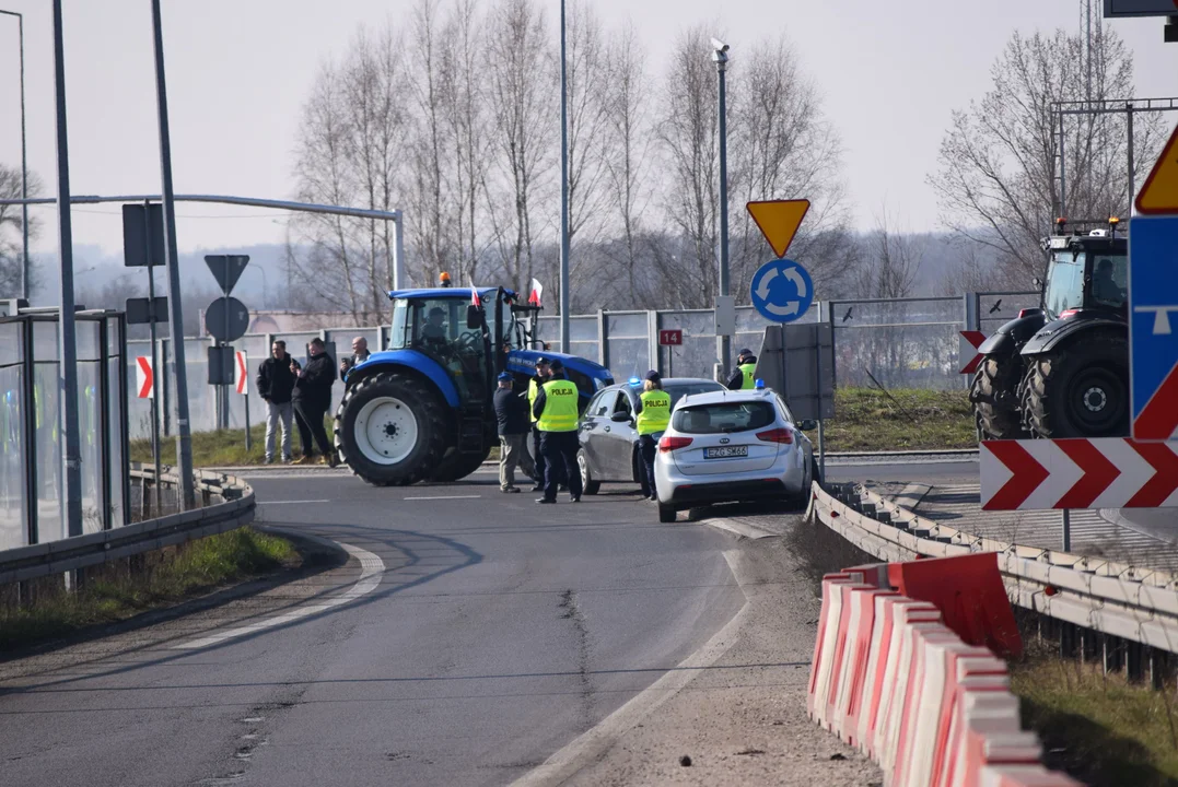 Protest rolników w Łódzkiem