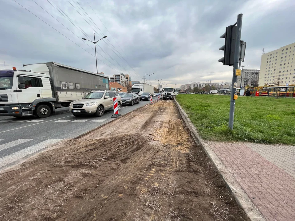 W Łodzi rozpoczął się kolejny remont - tym razem ronda inwalidów