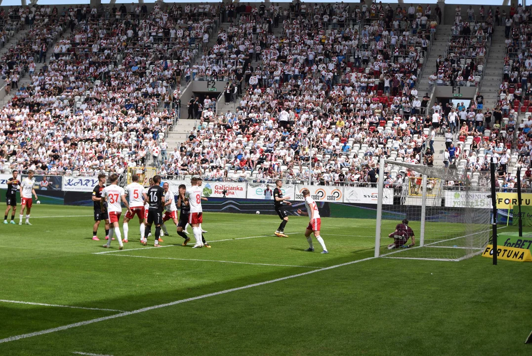 Piłkarskie starcie ŁKS Łódź z Resovią - Stadion Króla 21.05.2023