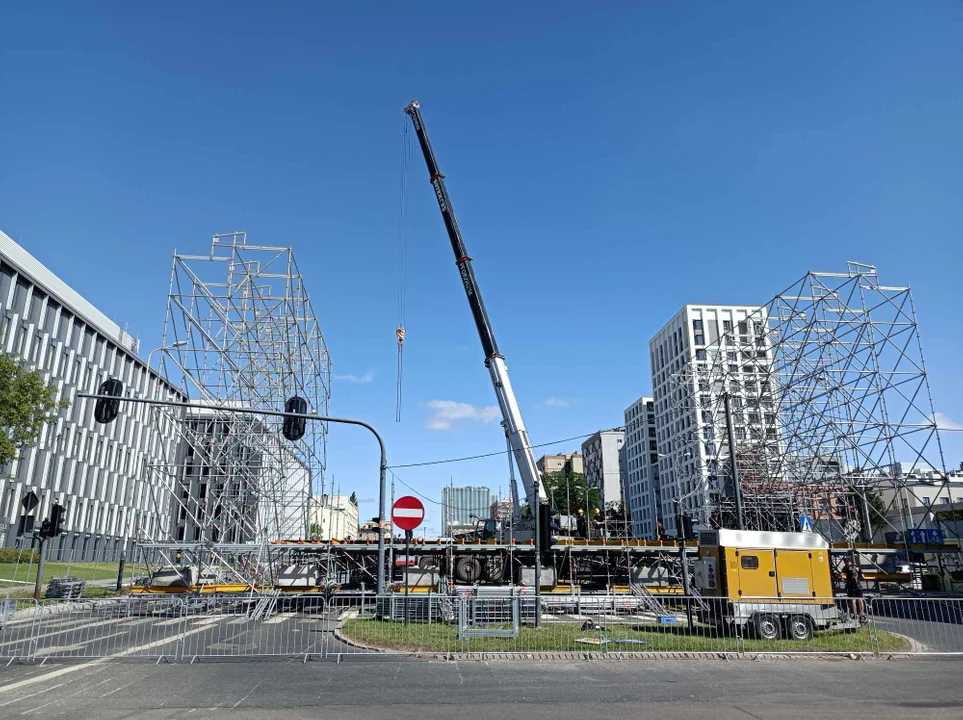 Budują scenę główną na Łódź Summer Festival