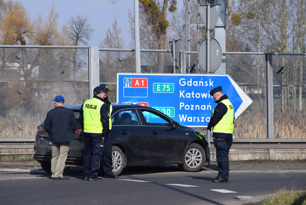 Protest rolników w Strykowie