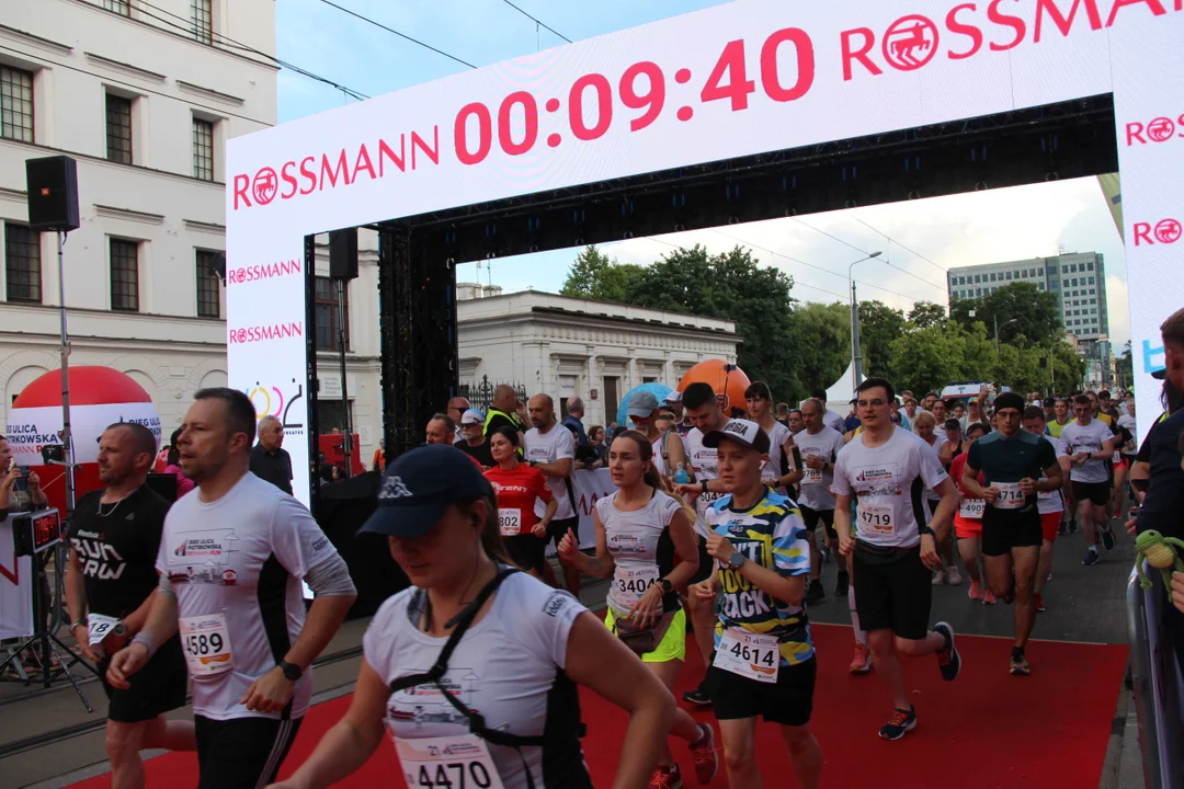 21. Bieg Ulicą Piotrkowską Rossmann Run w Łodzi