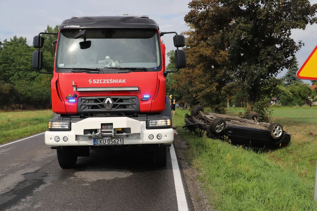 Dachowanie BMW w powiecie kutnowskim