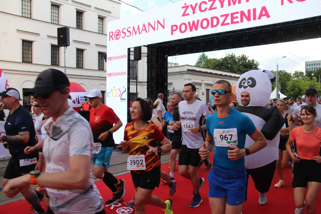 21. Bieg Ulicą Piotrkowską Rossmann Run w Łodzi