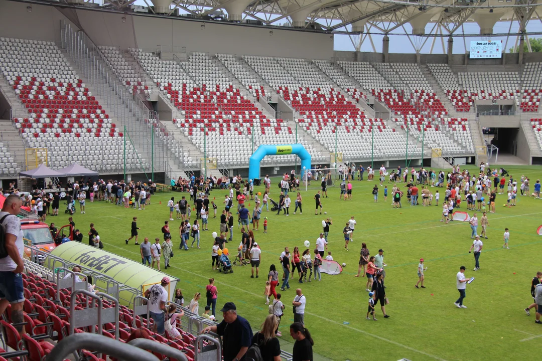 Urodzinowy piknik z okazji 600. urodzin Łodzi na stadionie ŁKS-u - 18.06.2023 r.