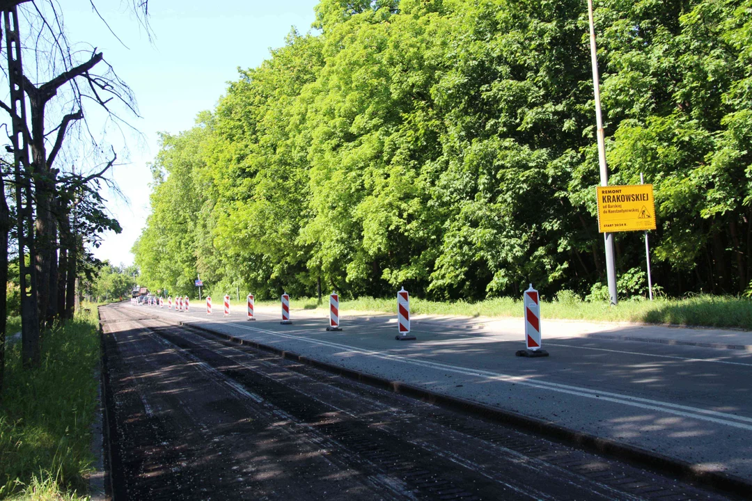 Początek remontu ul. Krakowskiej od Minerskiej do Barskiej w Łodzi