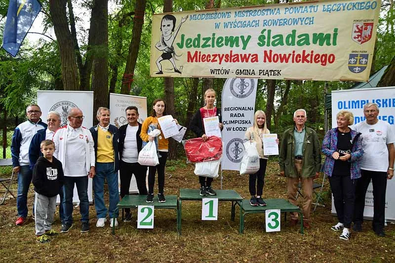 Młodzieżowe Mistrzostwa Powiatu Łęczyckiego w Wyścigach Rowerowych w Witowie