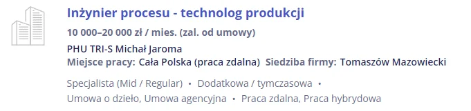 Oferty Pracy w Piotrkowie i okolicach